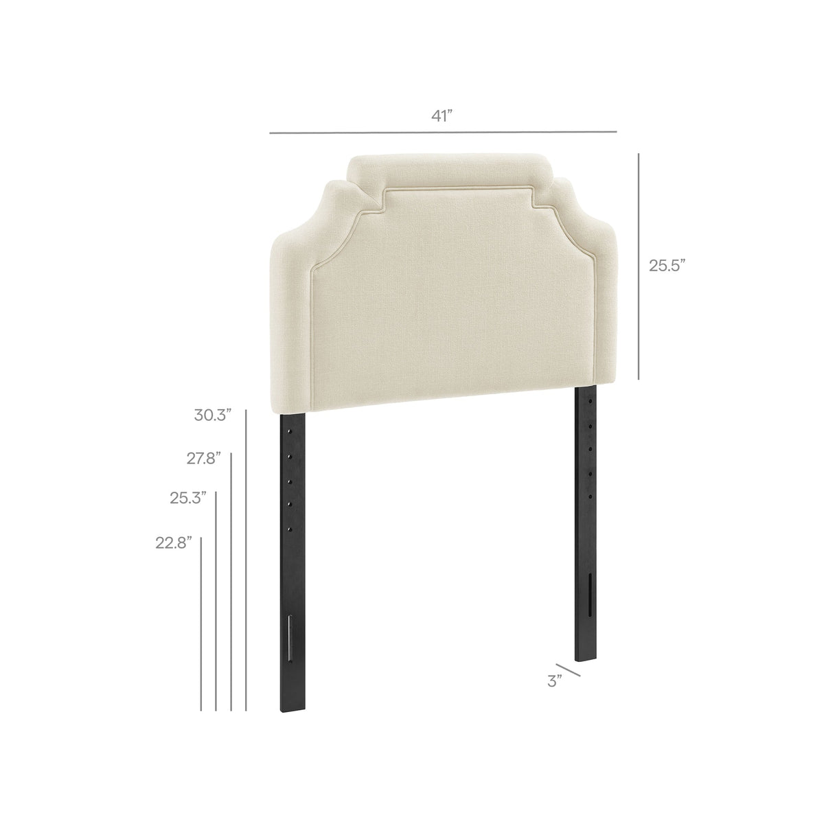 Magnolia Upholstered Fabric Headboard