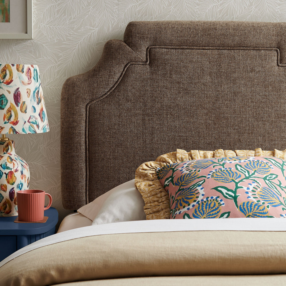 Magnolia Upholstered Fabric Headboard