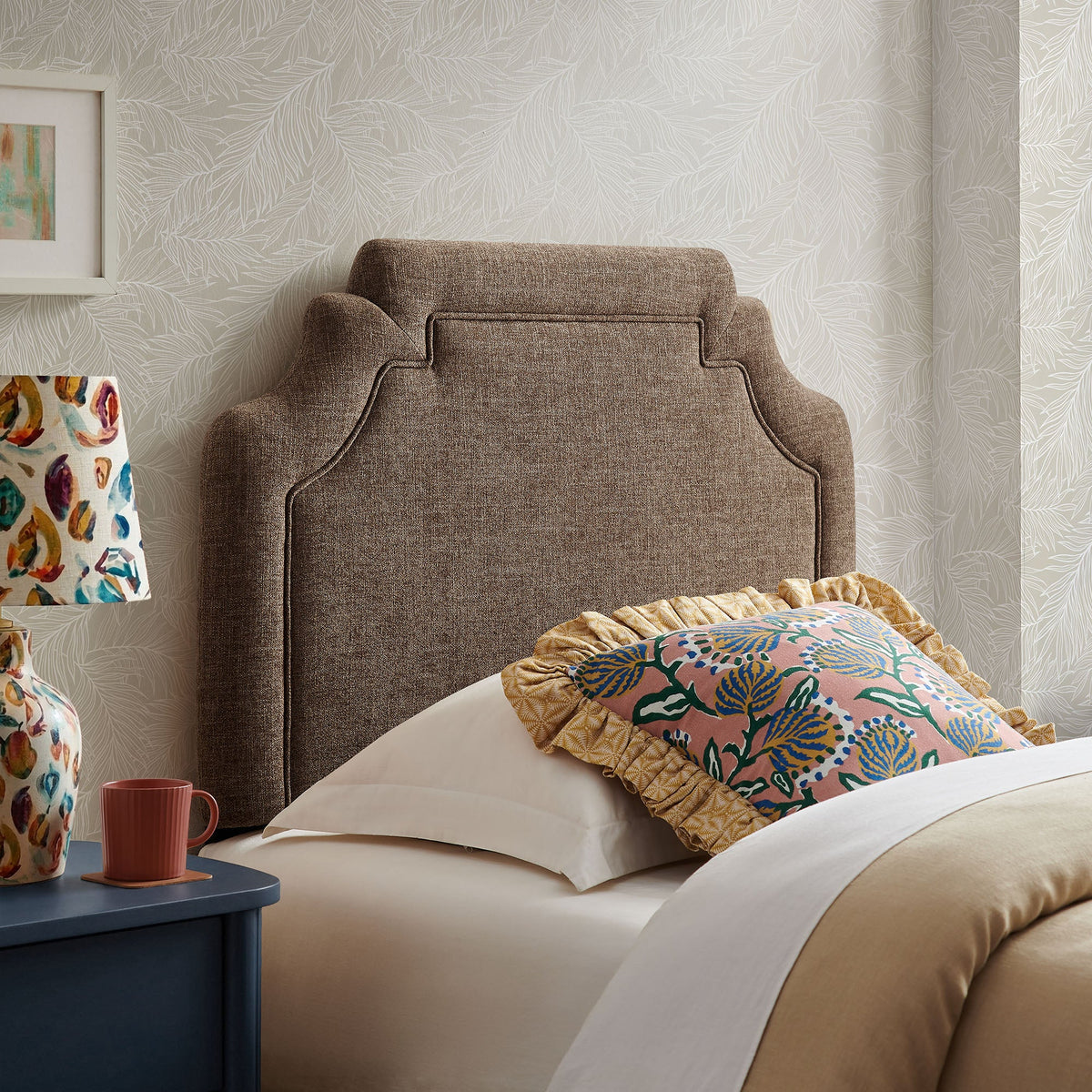 Magnolia Upholstered Fabric Headboard