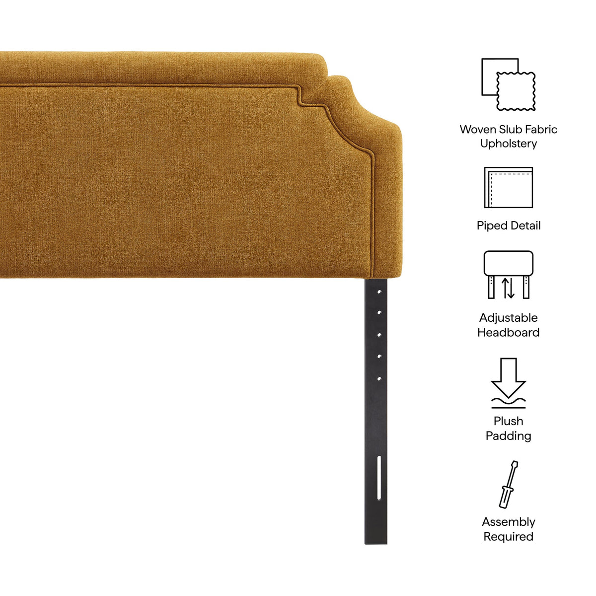 Magnolia Upholstered Fabric Headboard