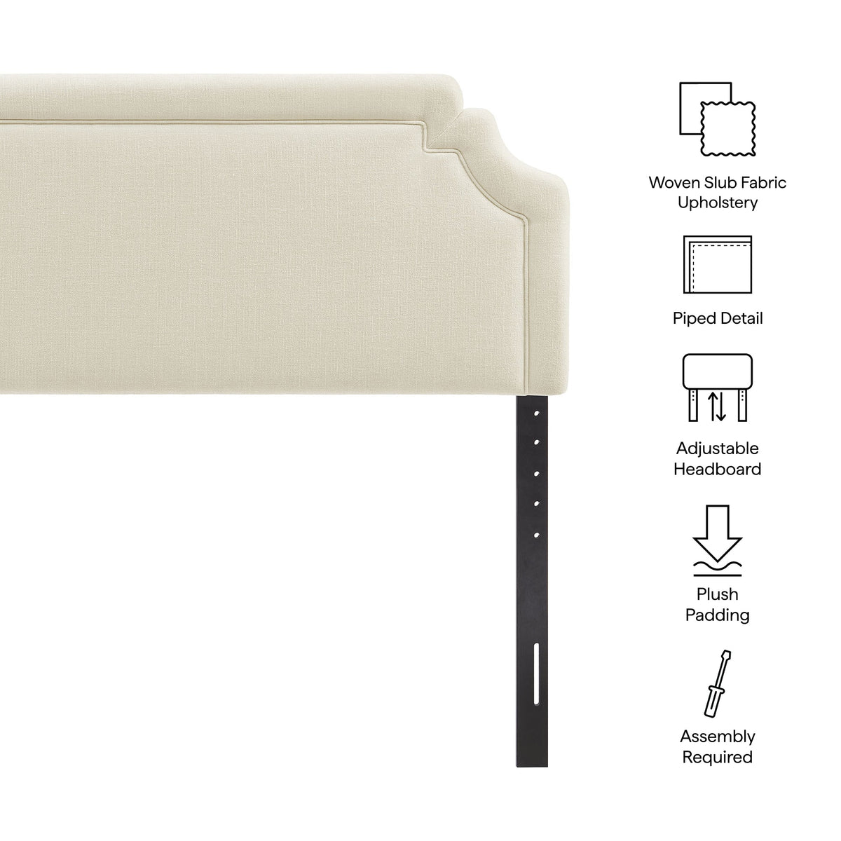Magnolia Upholstered Fabric Headboard