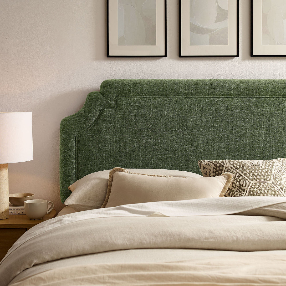 Magnolia Upholstered Fabric Headboard