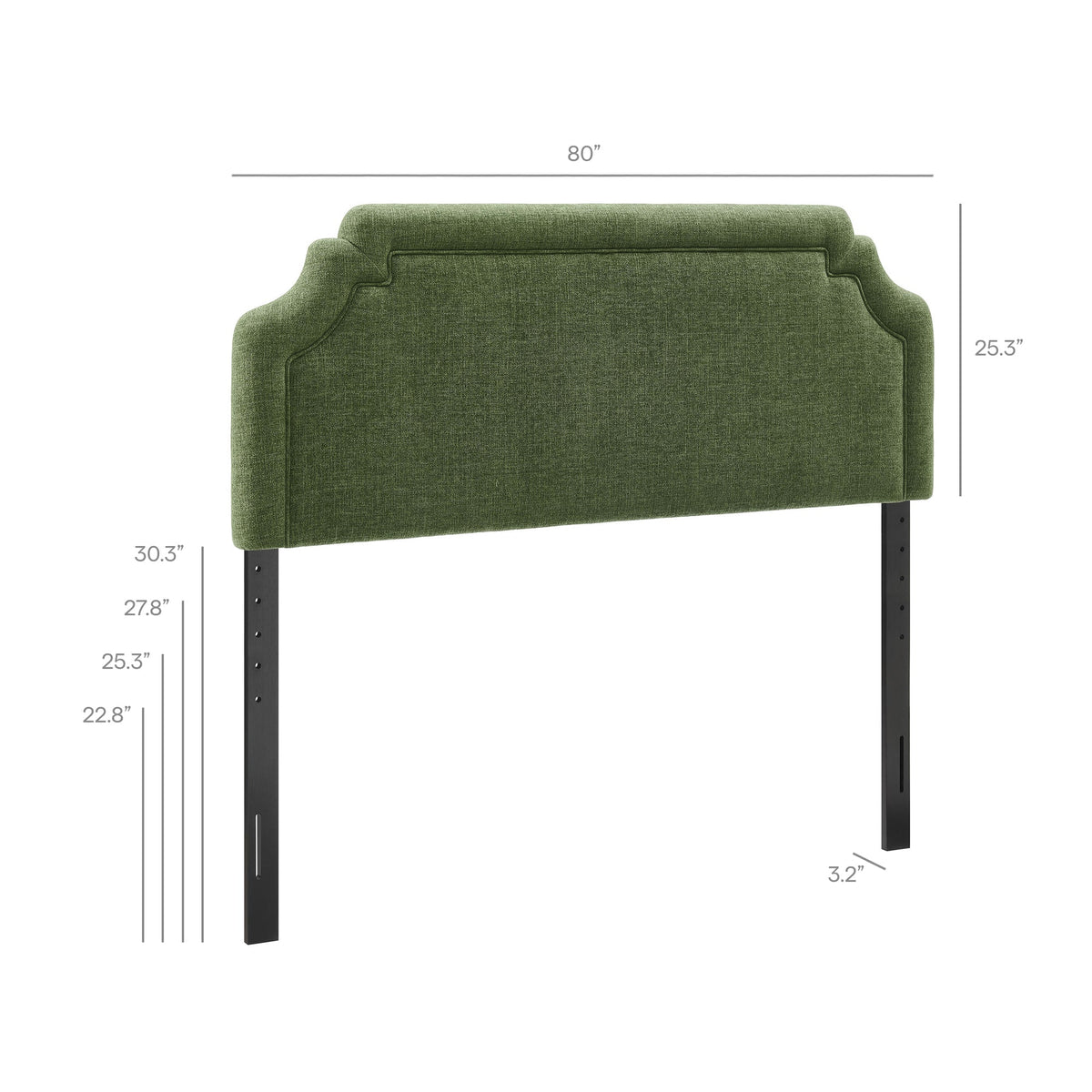 Magnolia Upholstered Fabric Headboard