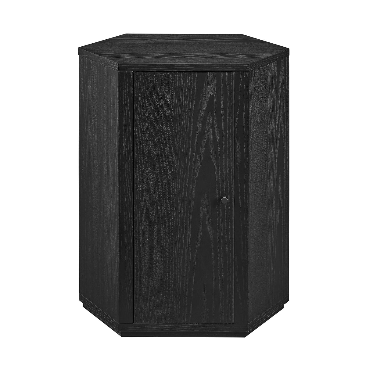 Kade Faceted Wood Side Table