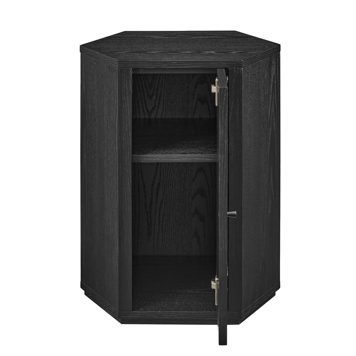Kade Faceted Wood Side Table