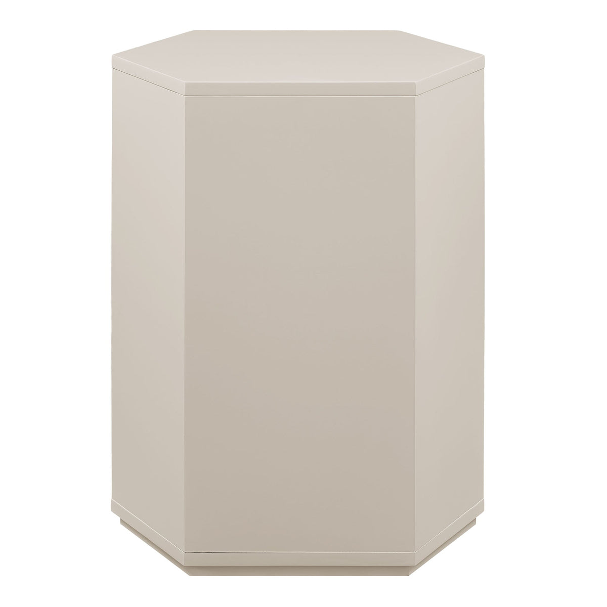 Kade Faceted Semi-Gloss Side Table