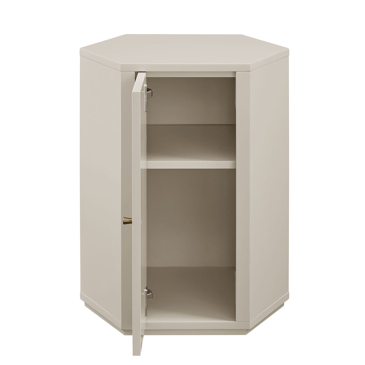 Kade Faceted Semi-Gloss Side Table