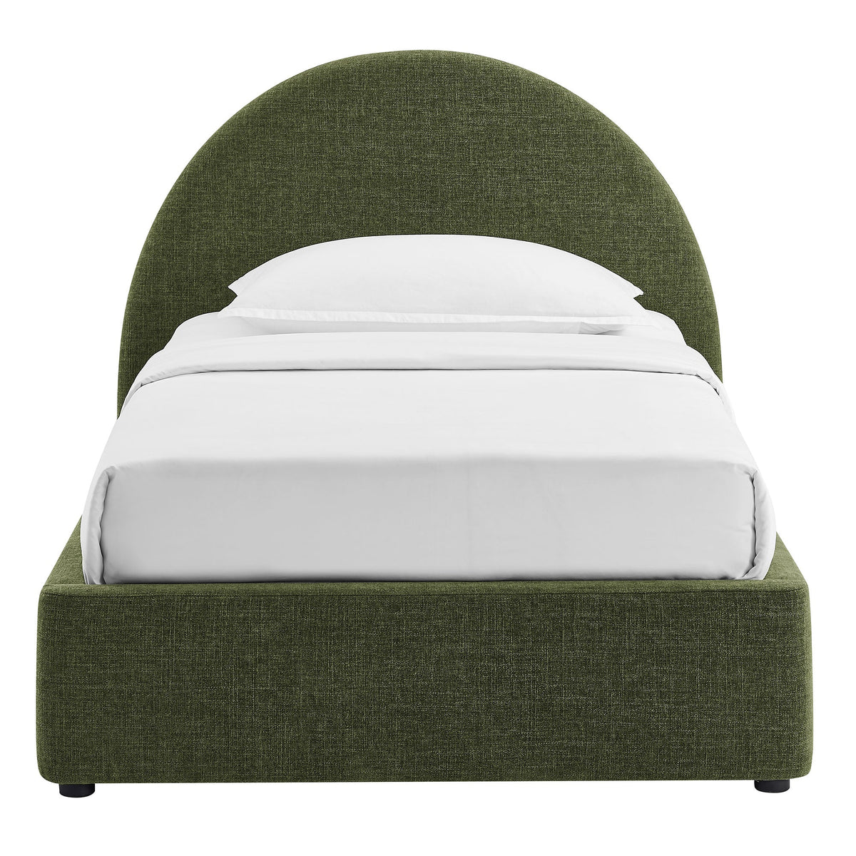 Resort Upholstered Fabric Storage Platform Bed Frame