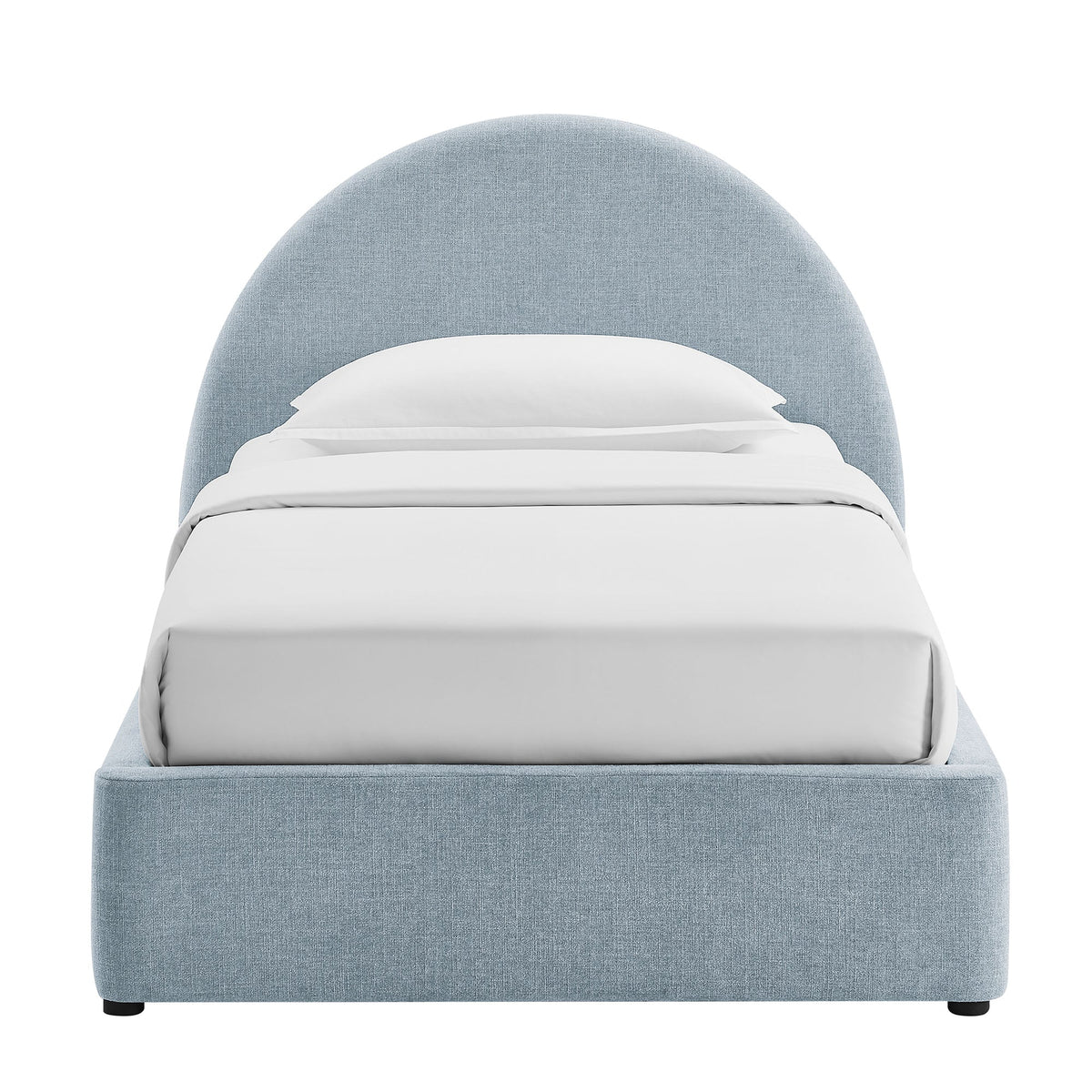 Resort Upholstered Fabric Storage Platform Bed Frame