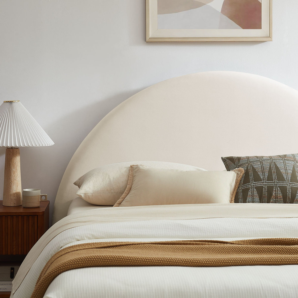 Resort Arched Performance Velvet Storage Platform Bed Frame