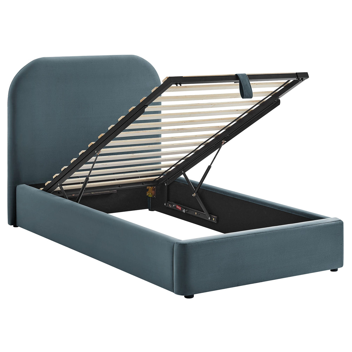 Keynote Performance Velvet Storage Platform Bed Frame