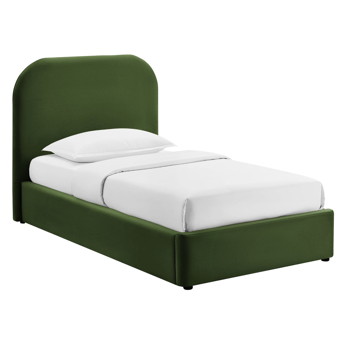 Keynote Performance Velvet Storage Platform Bed Frame
