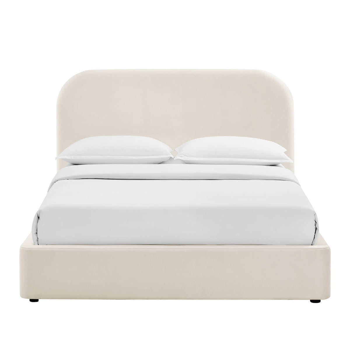 Keynote Performance Velvet Storage Platform Bed Frame