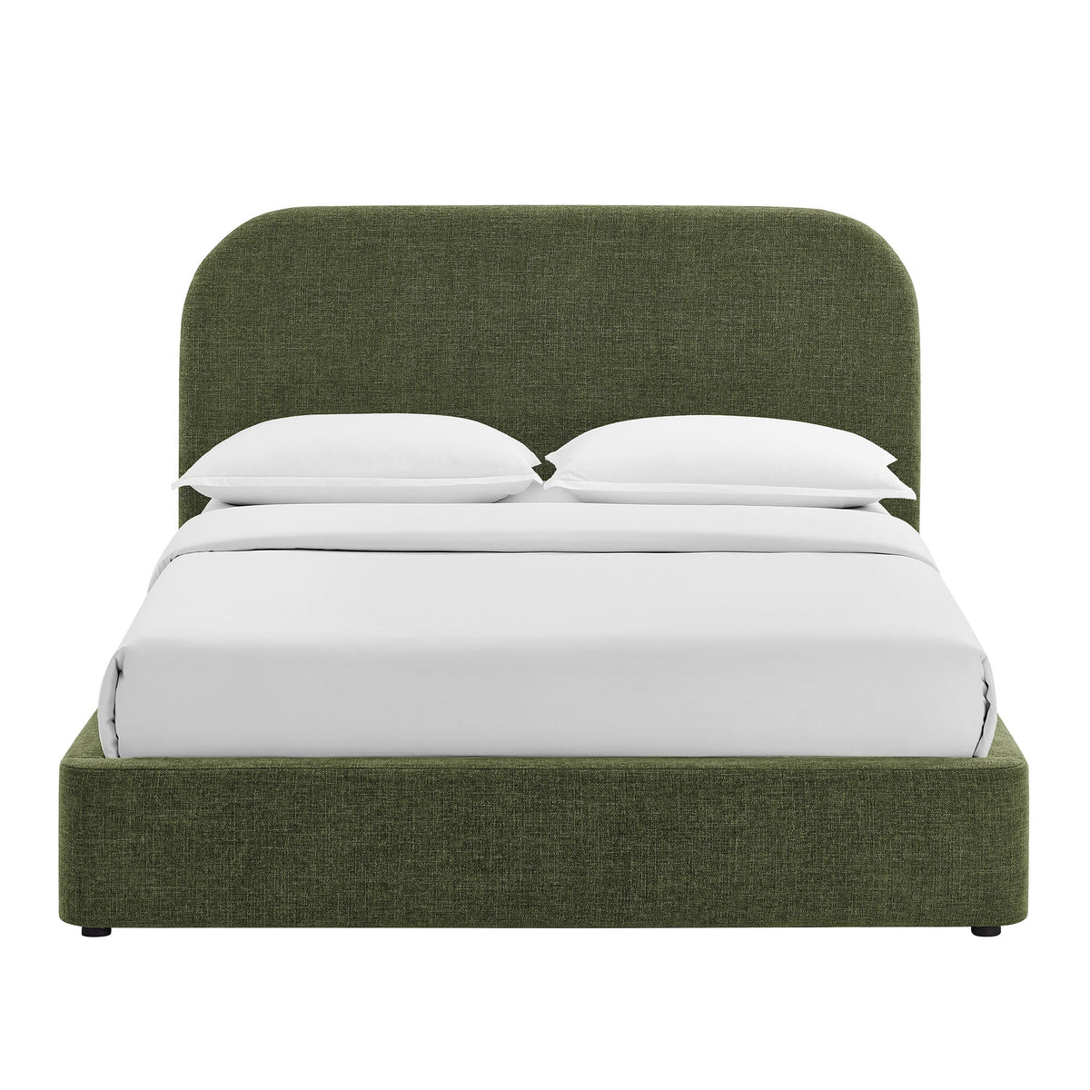 Keynote Fabric Upholstered Storage Platform Bed Frame