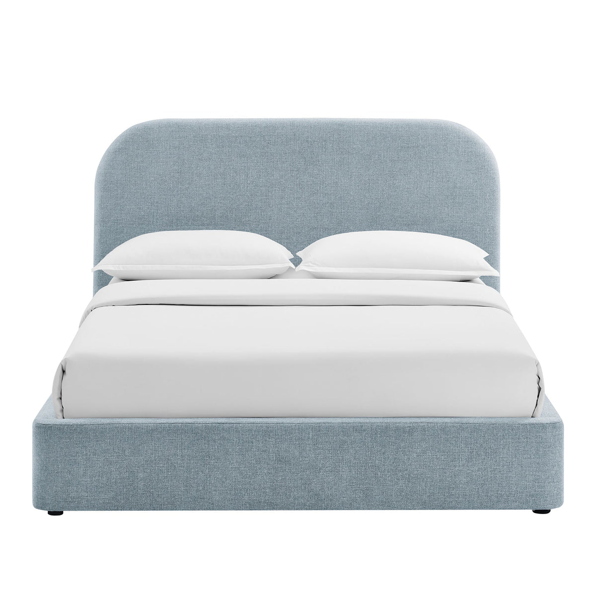 Keynote Fabric Upholstered Storage Platform Bed Frame