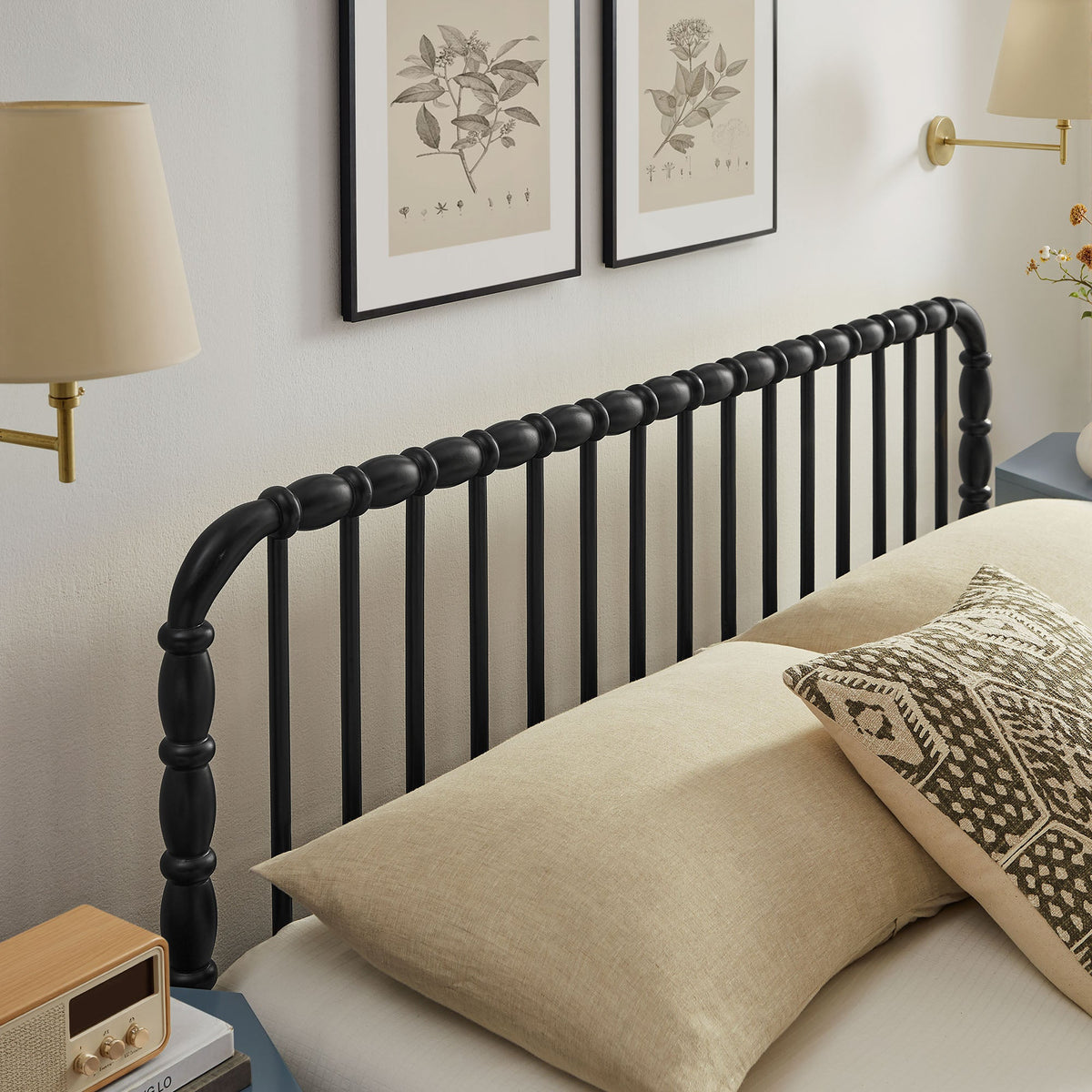 Arlette Wood Spindle Bed Frame