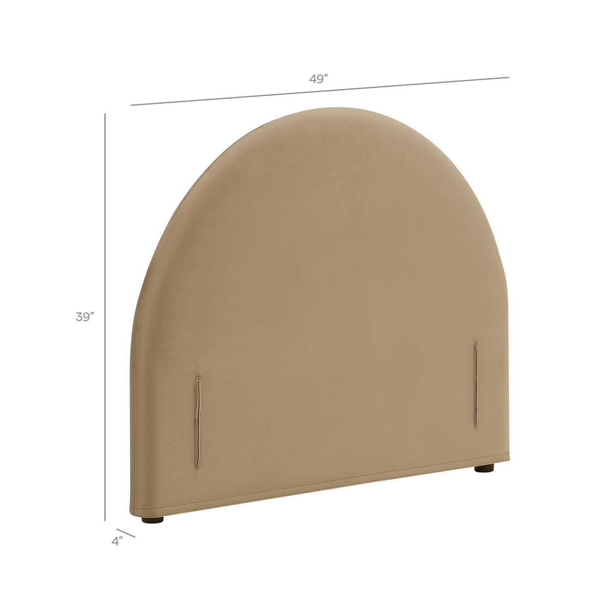 Modway Resort Performance Velvet Arched Headboard