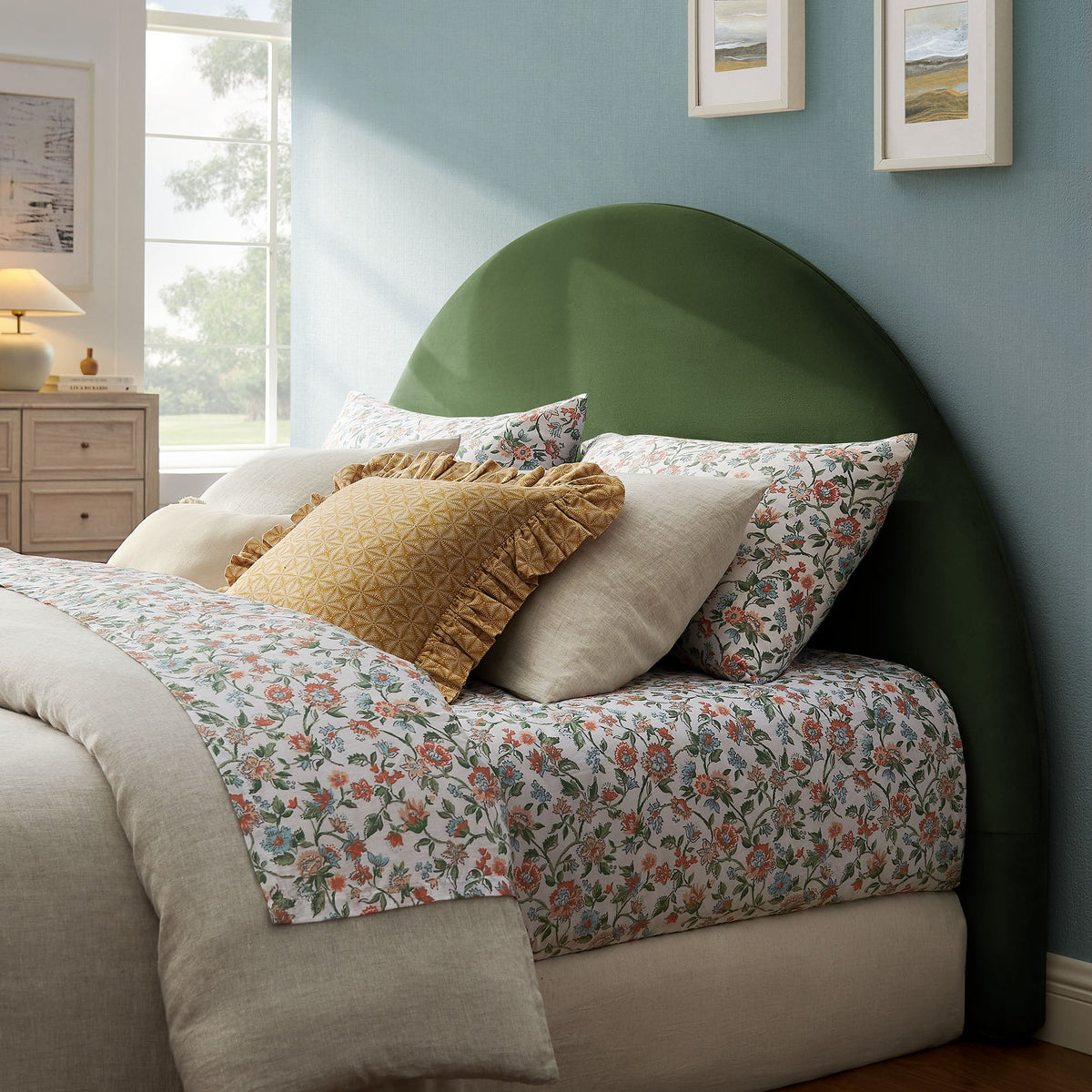 Modway Resort Performance Velvet Arched Headboard