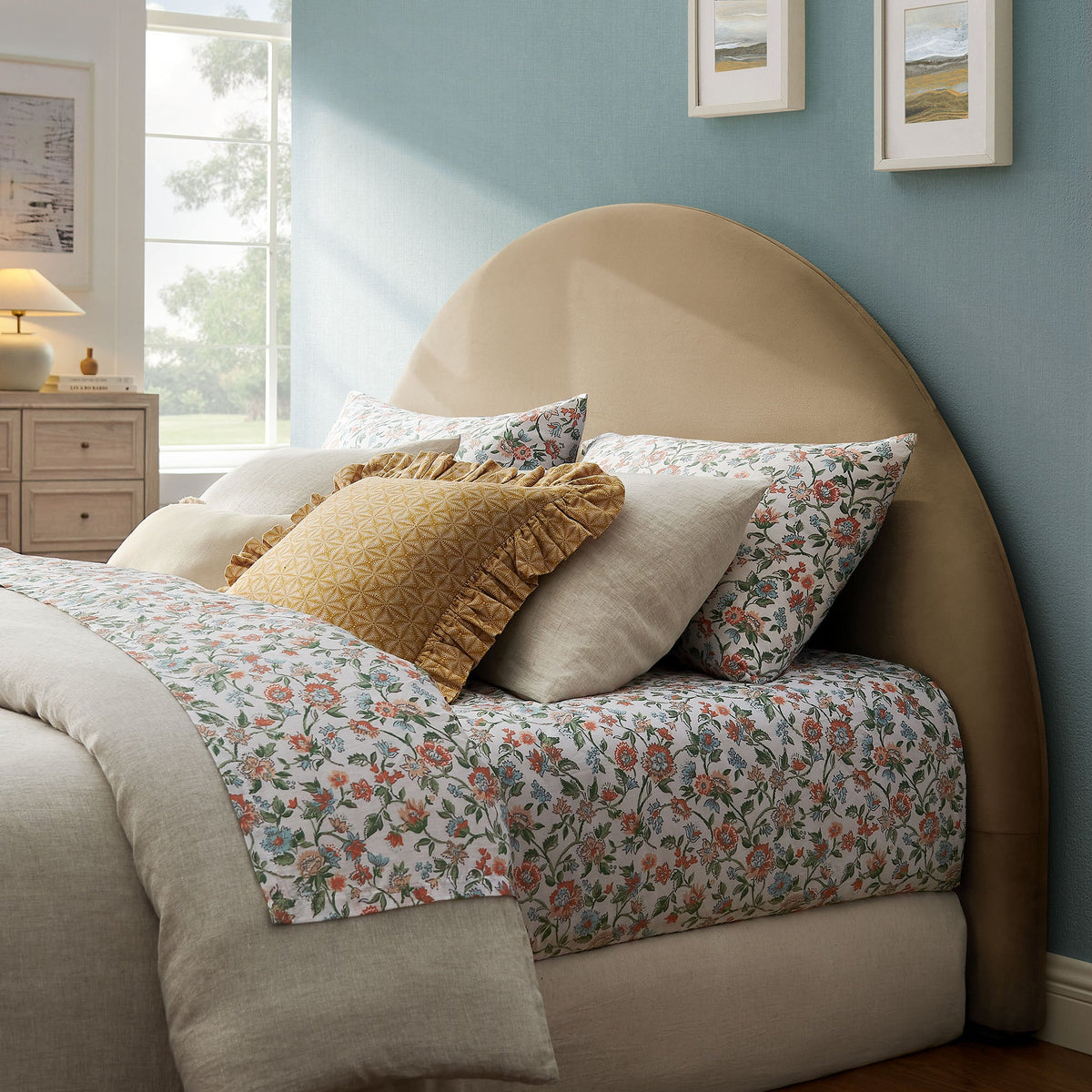 Modway Resort Performance Velvet Arched Headboard