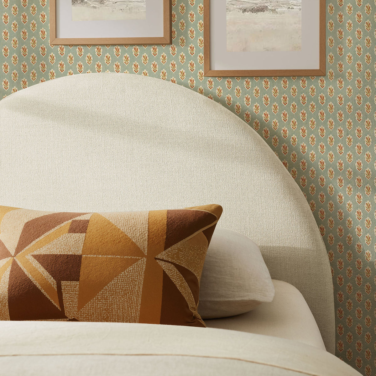Modway Resort Queen Woven Upholstered Fabric Arched Headboard