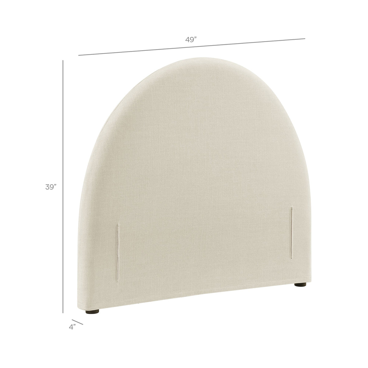 Modway Resort Queen Woven Upholstered Fabric Arched Headboard
