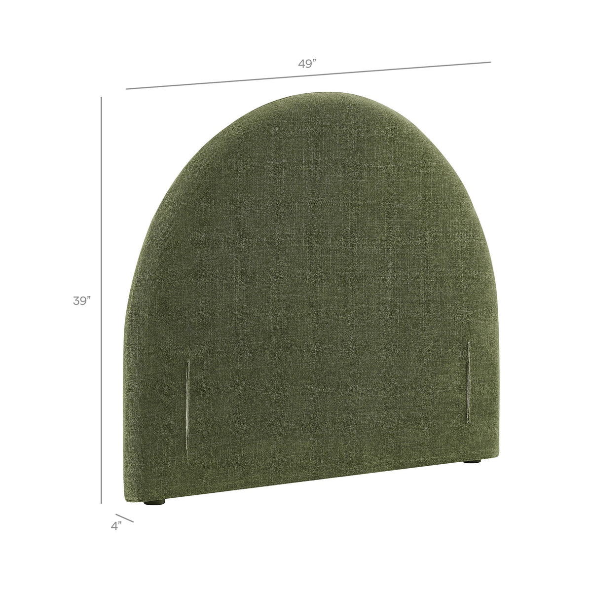Modway Resort Queen Woven Upholstered Fabric Arched Headboard