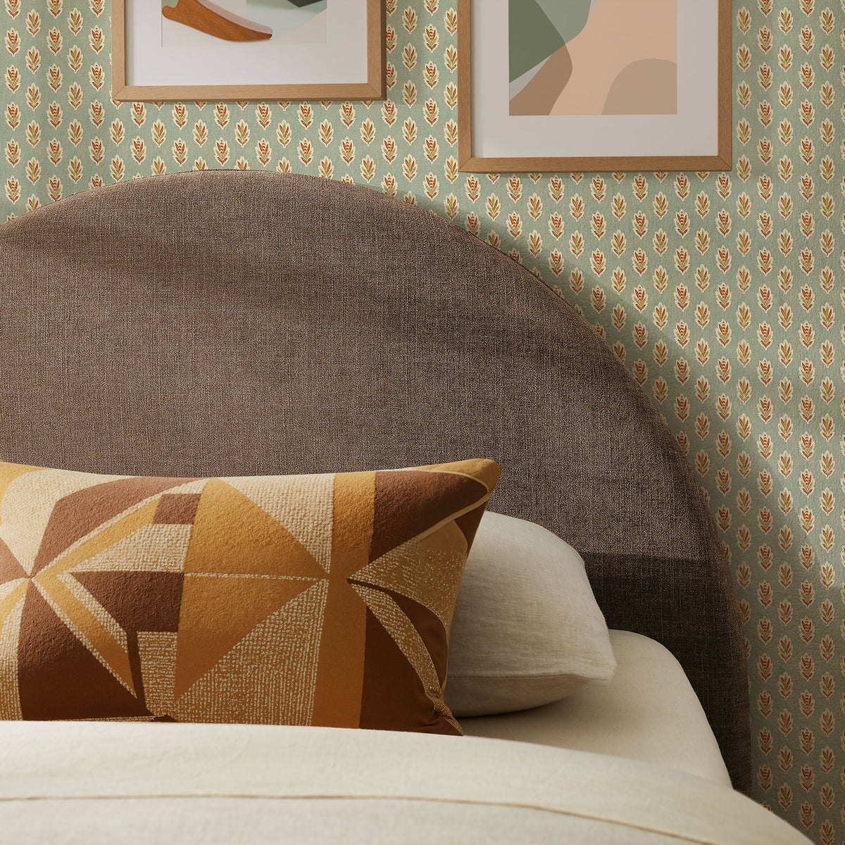 Modway Resort Queen Woven Upholstered Fabric Arched Headboard