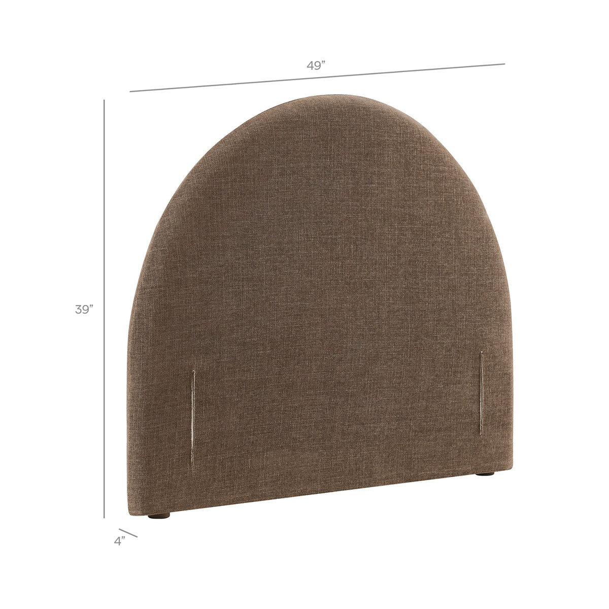 Modway Resort Queen Woven Upholstered Fabric Arched Headboard