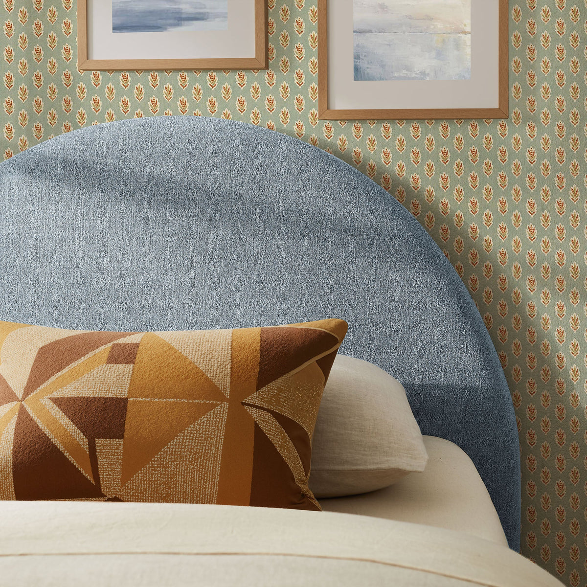 Modway Resort Queen Woven Upholstered Fabric Arched Headboard