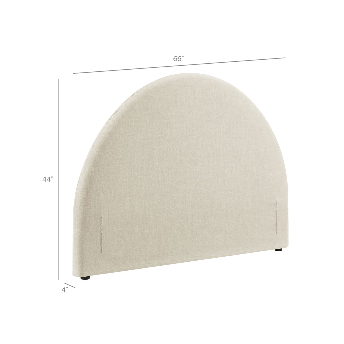 Modway Resort Queen Woven Upholstered Fabric Arched Headboard