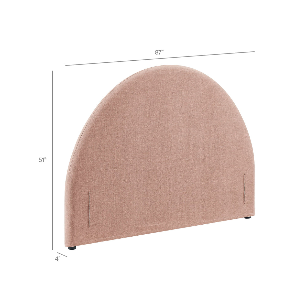 Modway Resort Queen Woven Upholstered Fabric Arched Headboard