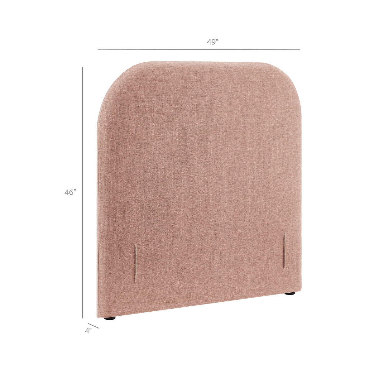 Keynote Twin Size Upholstered Fabric Headboard