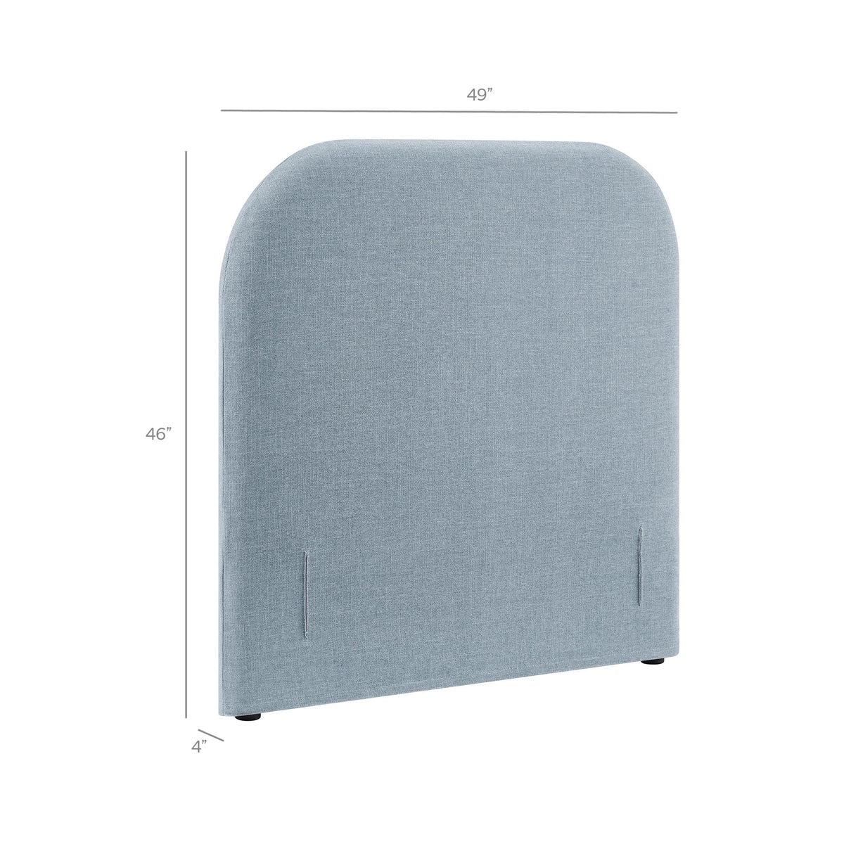Keynote Twin Size Upholstered Fabric Headboard