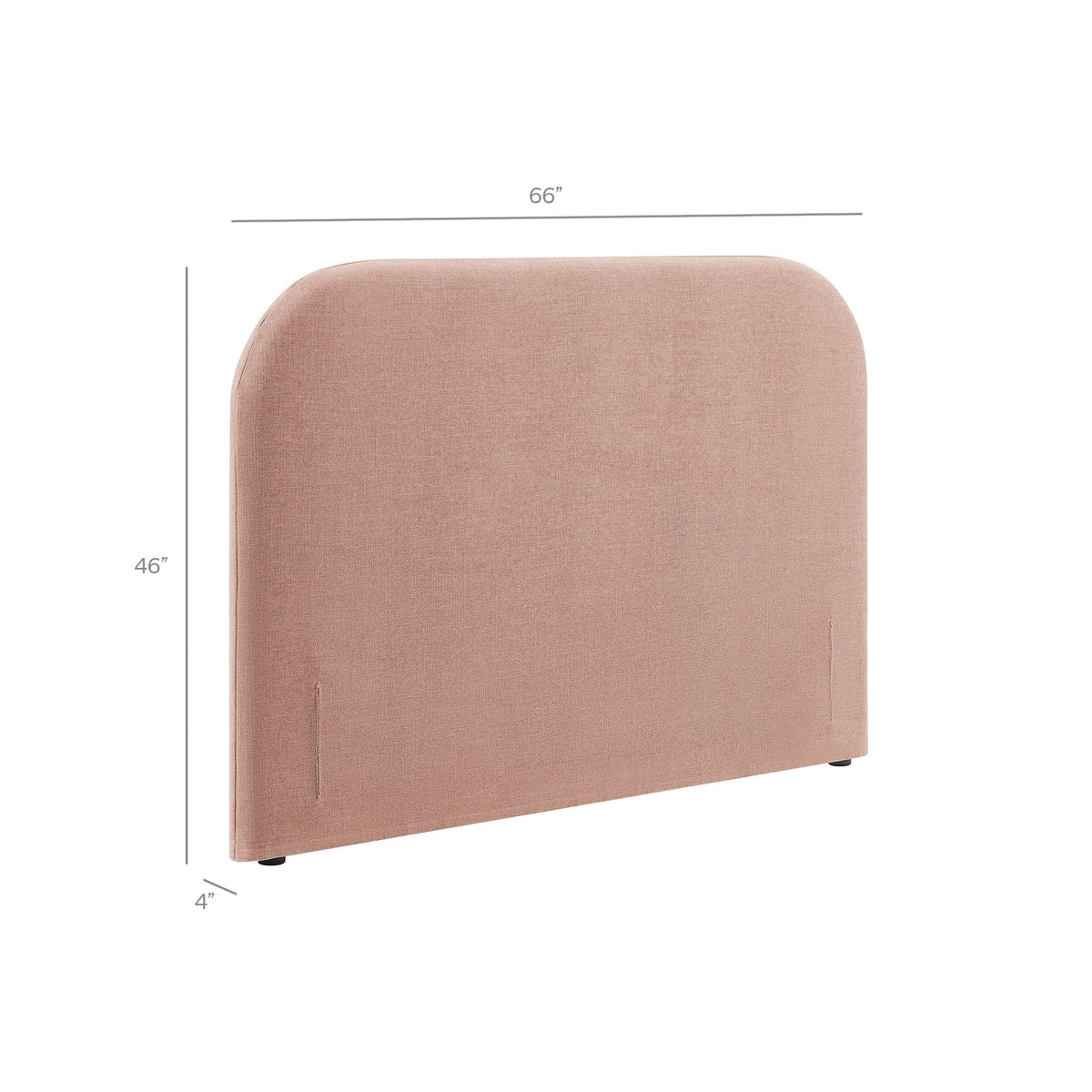 Keynote Full Size Upholstered Fabric Headboard
