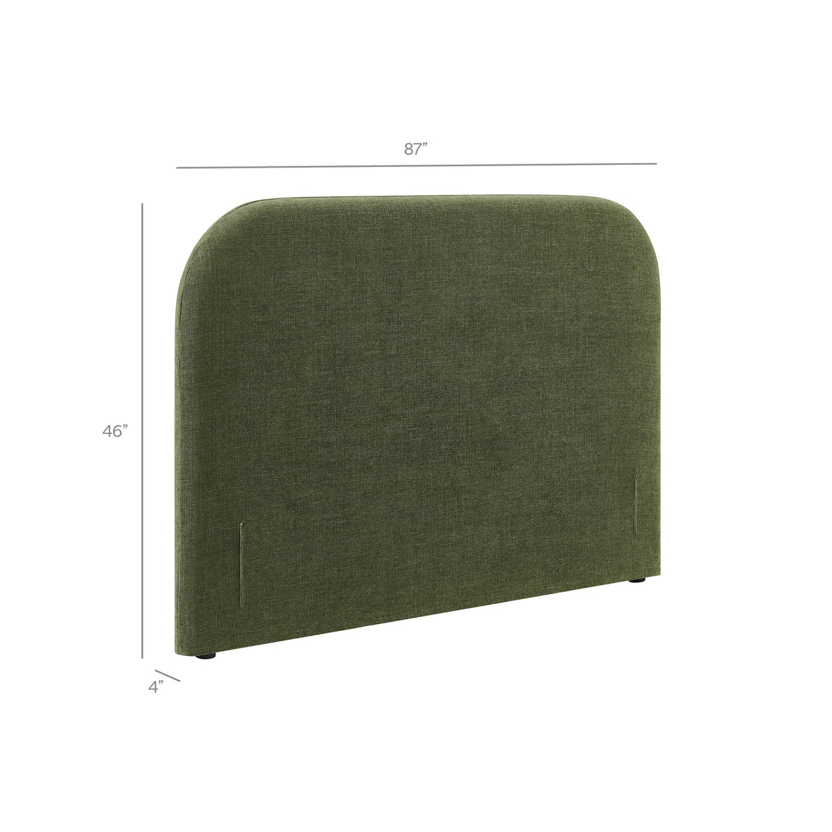 Keynote King Size Upholstered Fabric Headboard