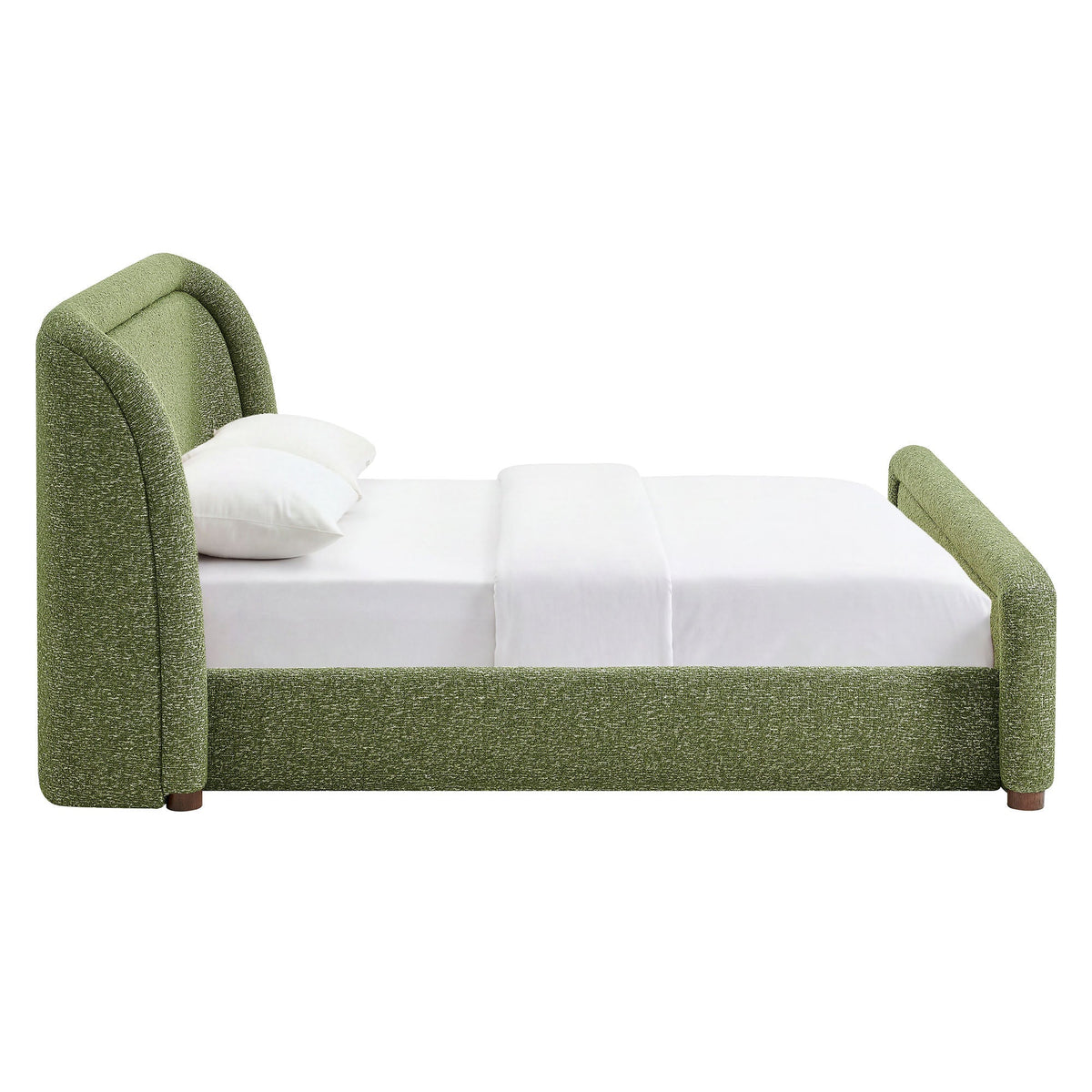 Tasmin Upholstered Fabric Platform Bed