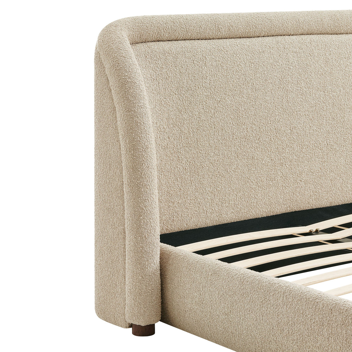 Tasmin Upholstered Fabric Platform Bed