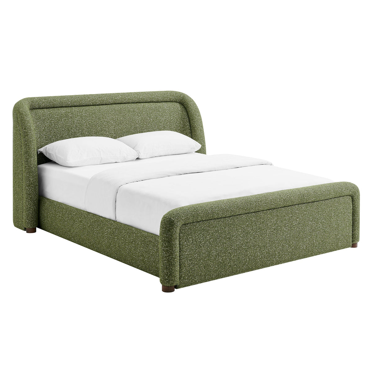 Tasmin Upholstered Fabric Platform Bed