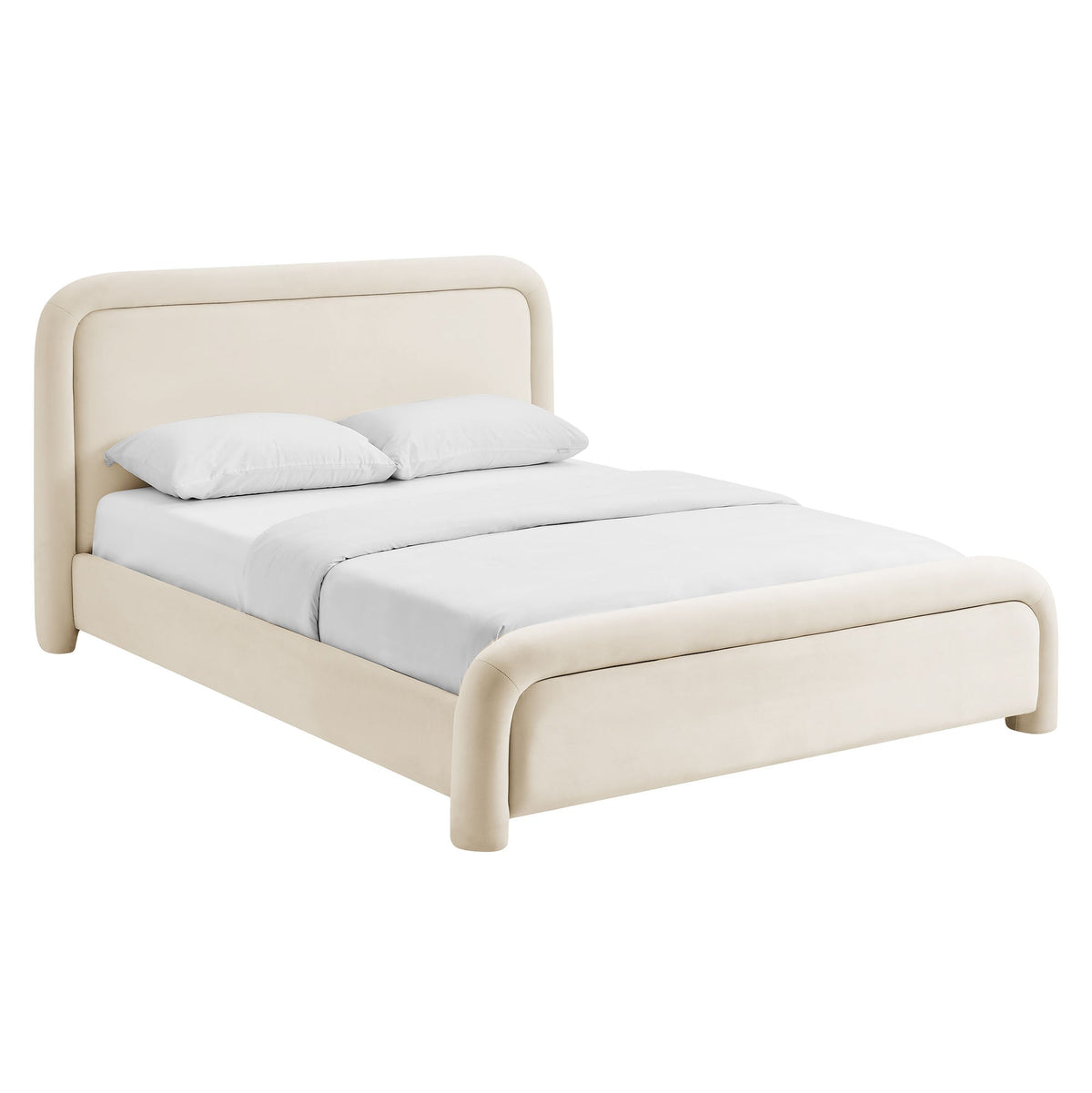 Beck Performance Velvet Platform Bed