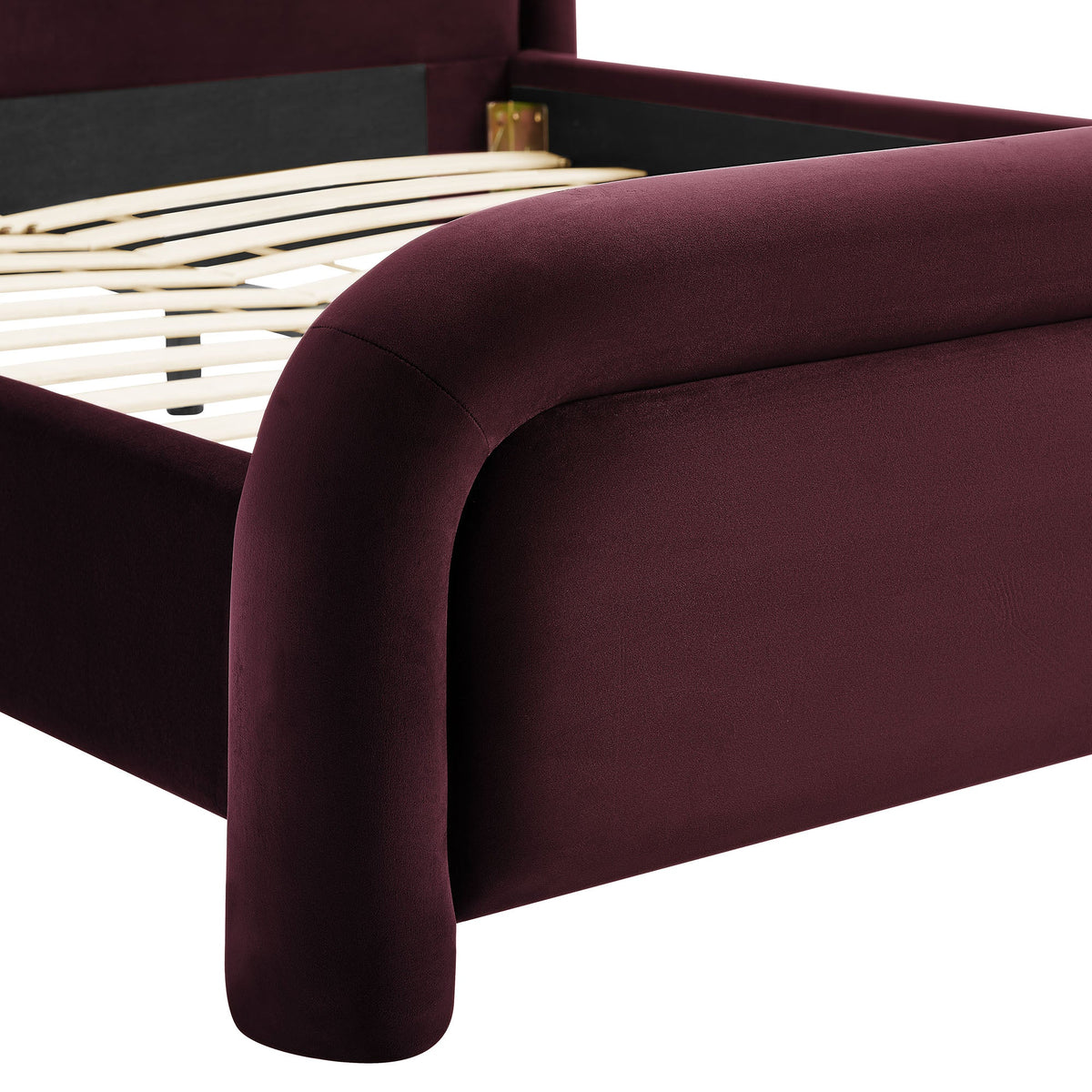 Beck Performance Velvet Platform Bed