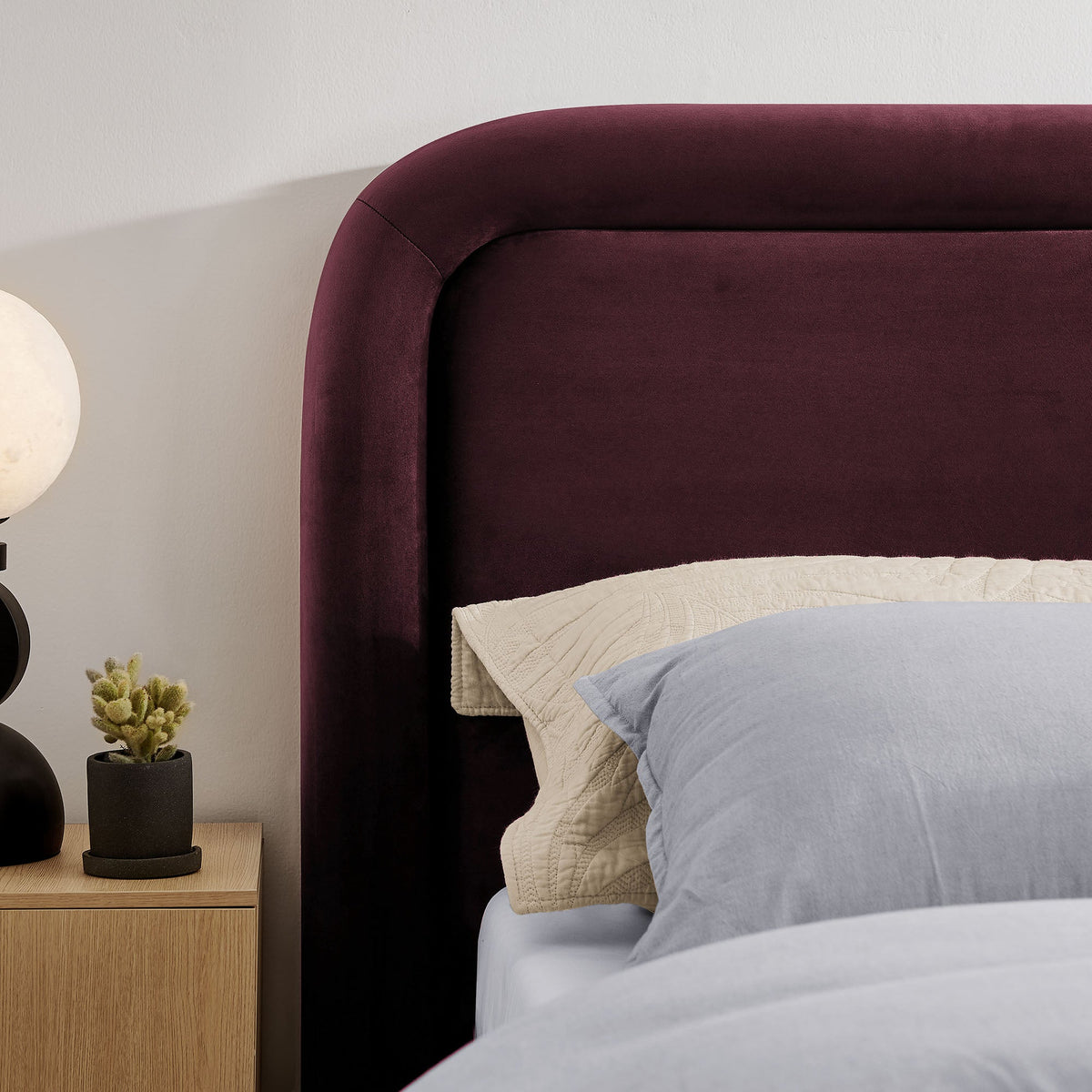Beck Performance Velvet Platform Bed