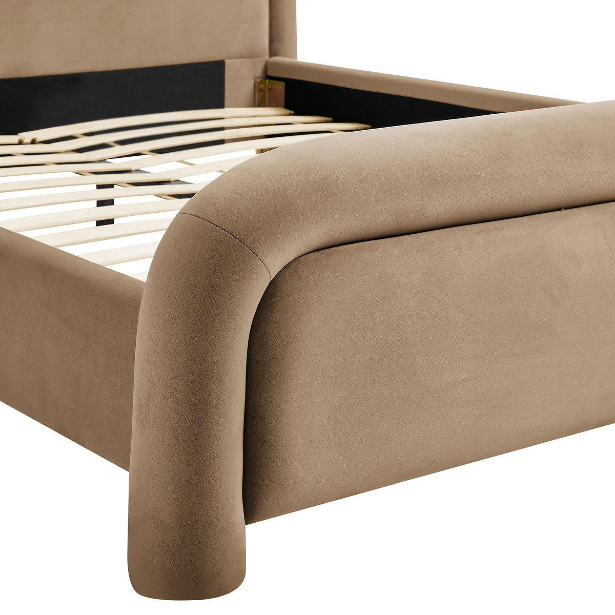 Beck Performance Velvet Platform Bed
