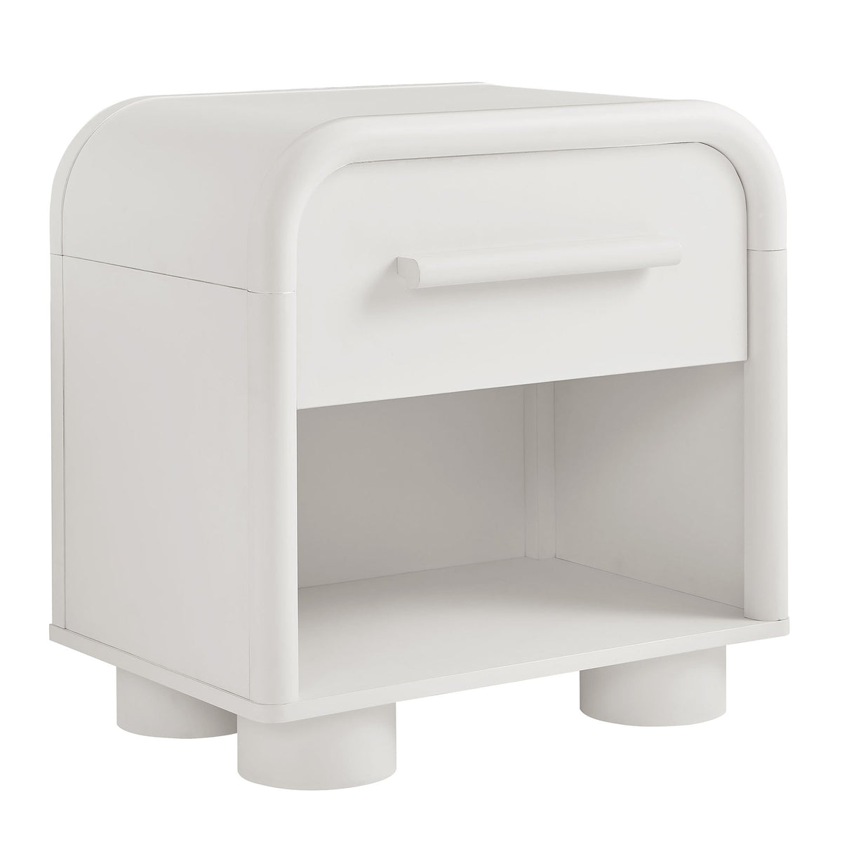 Bellamy Curved 1-Drawer Nightstand