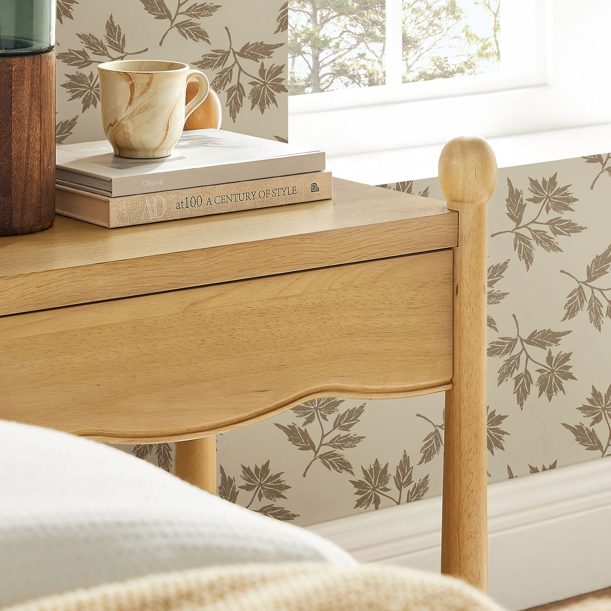 Darcy Wood Nightstand or Side Table