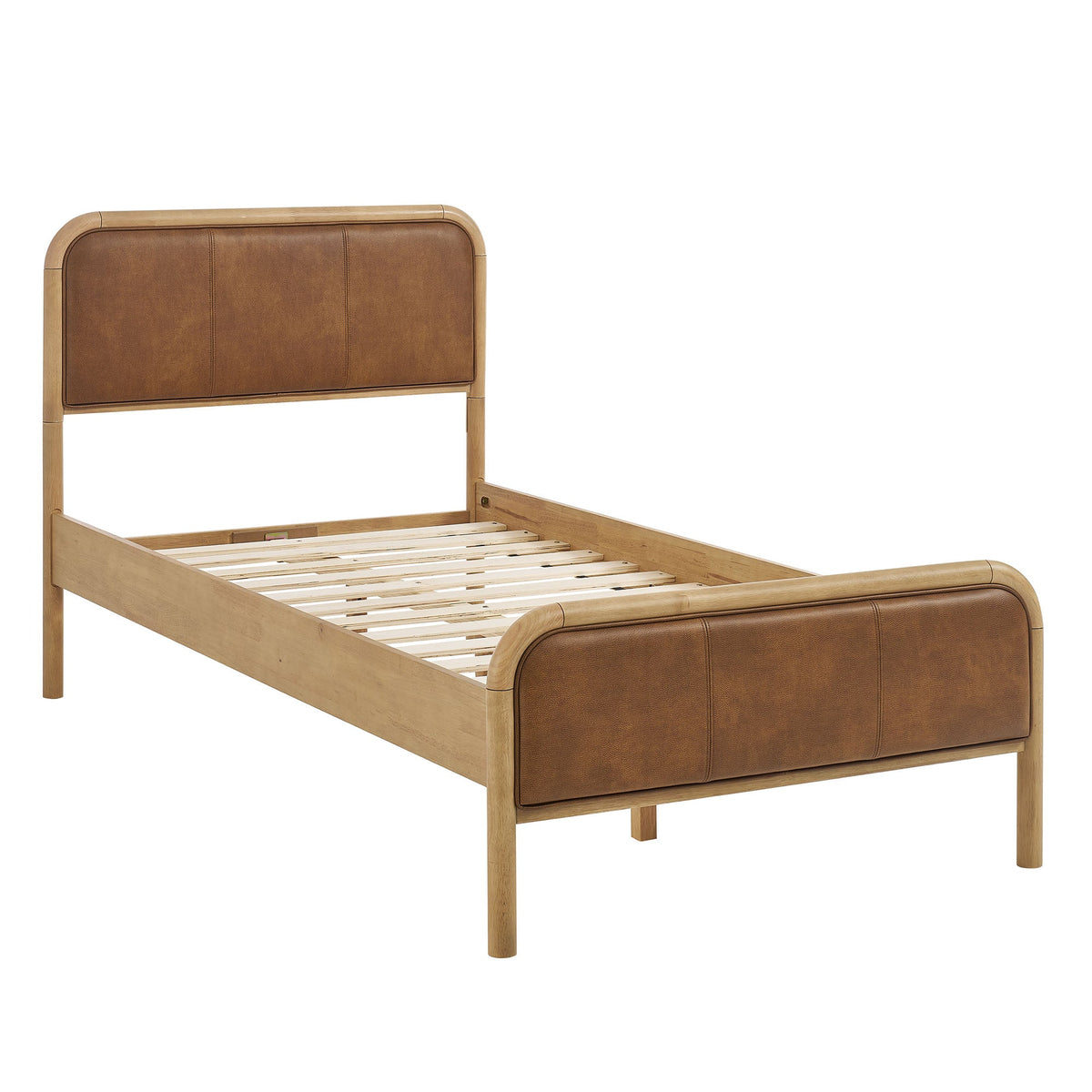 Wexford Vegan Leather Platform Bed