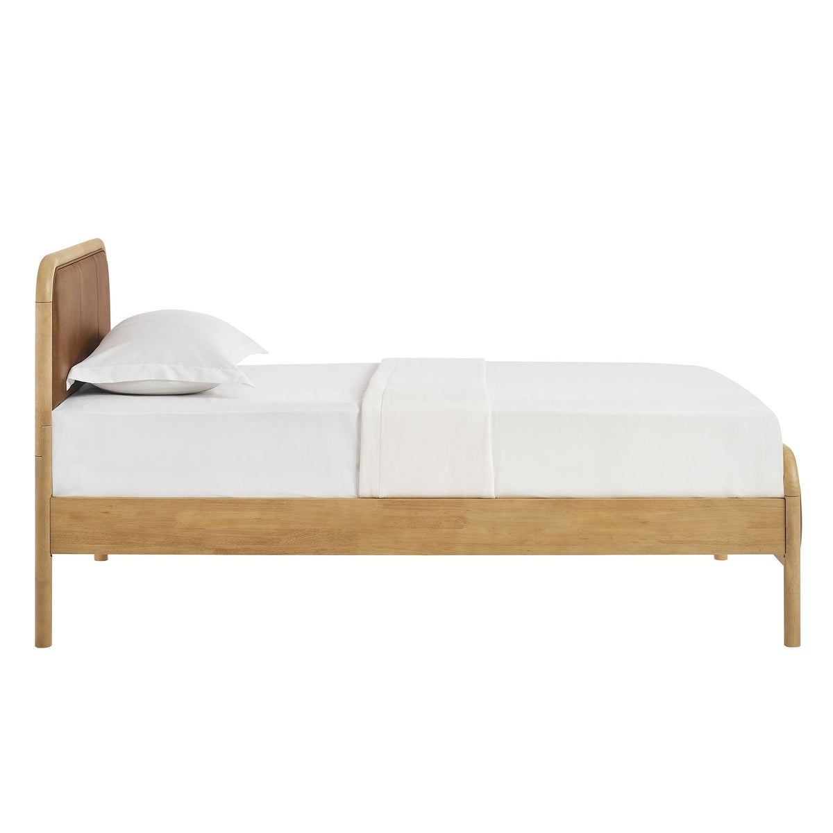 Wexford Vegan Leather Platform Bed