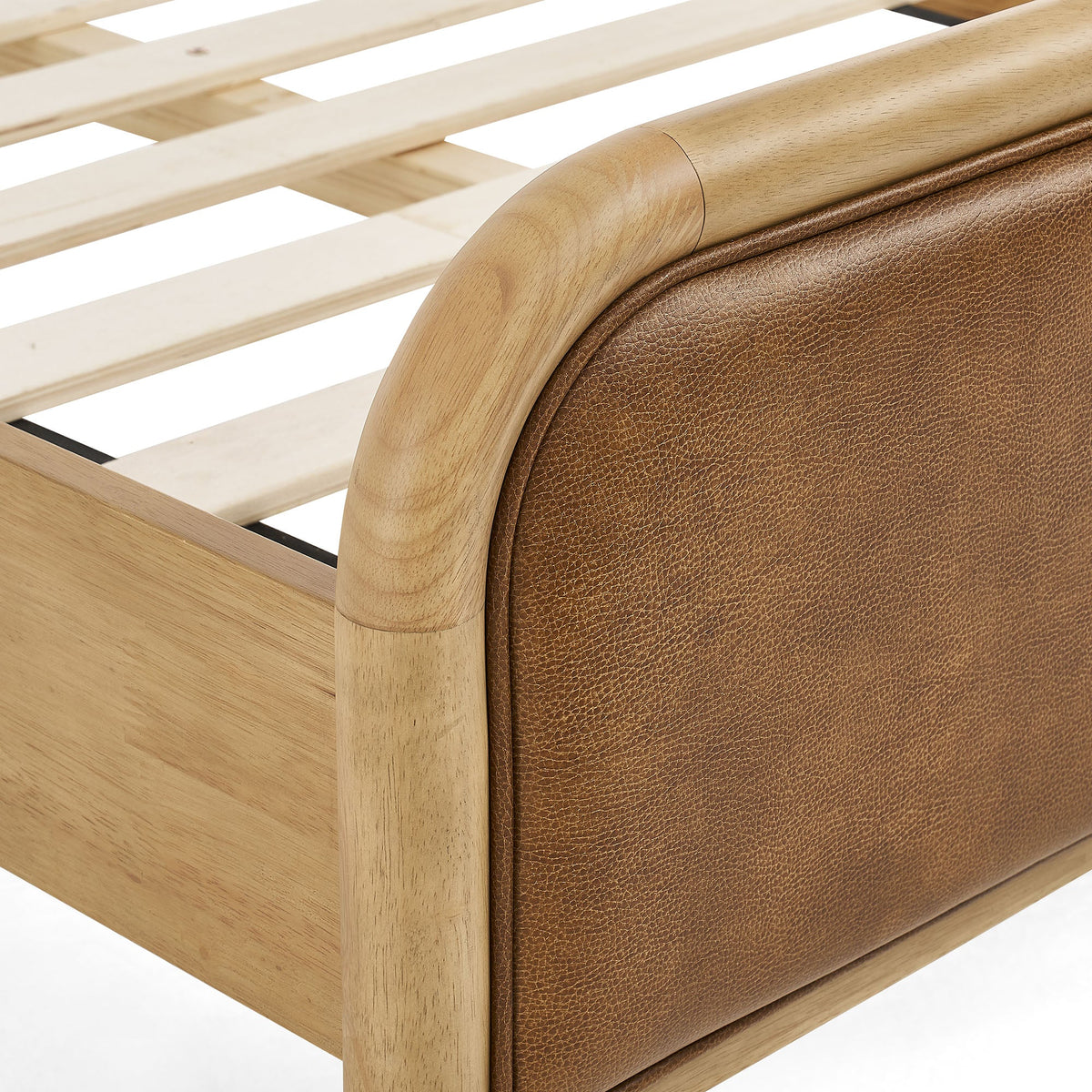 Wexford Vegan Leather Platform Bed