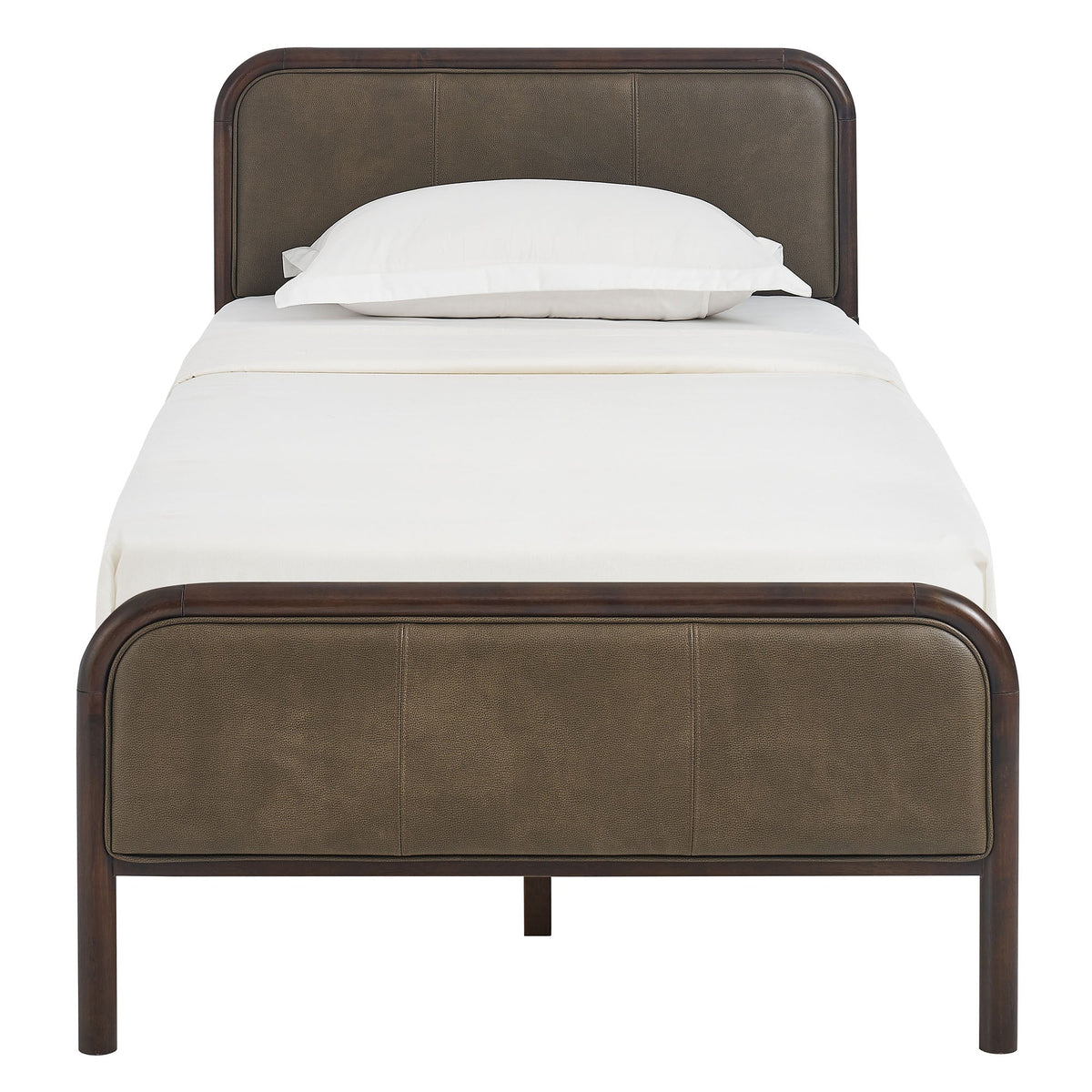 Wexford Vegan Leather Platform Bed