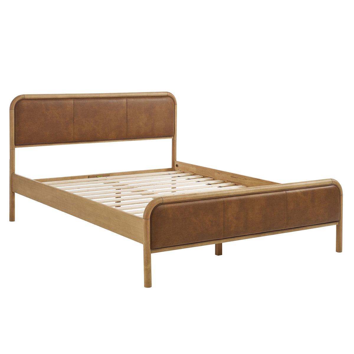 Wexford Vegan Leather Platform Bed