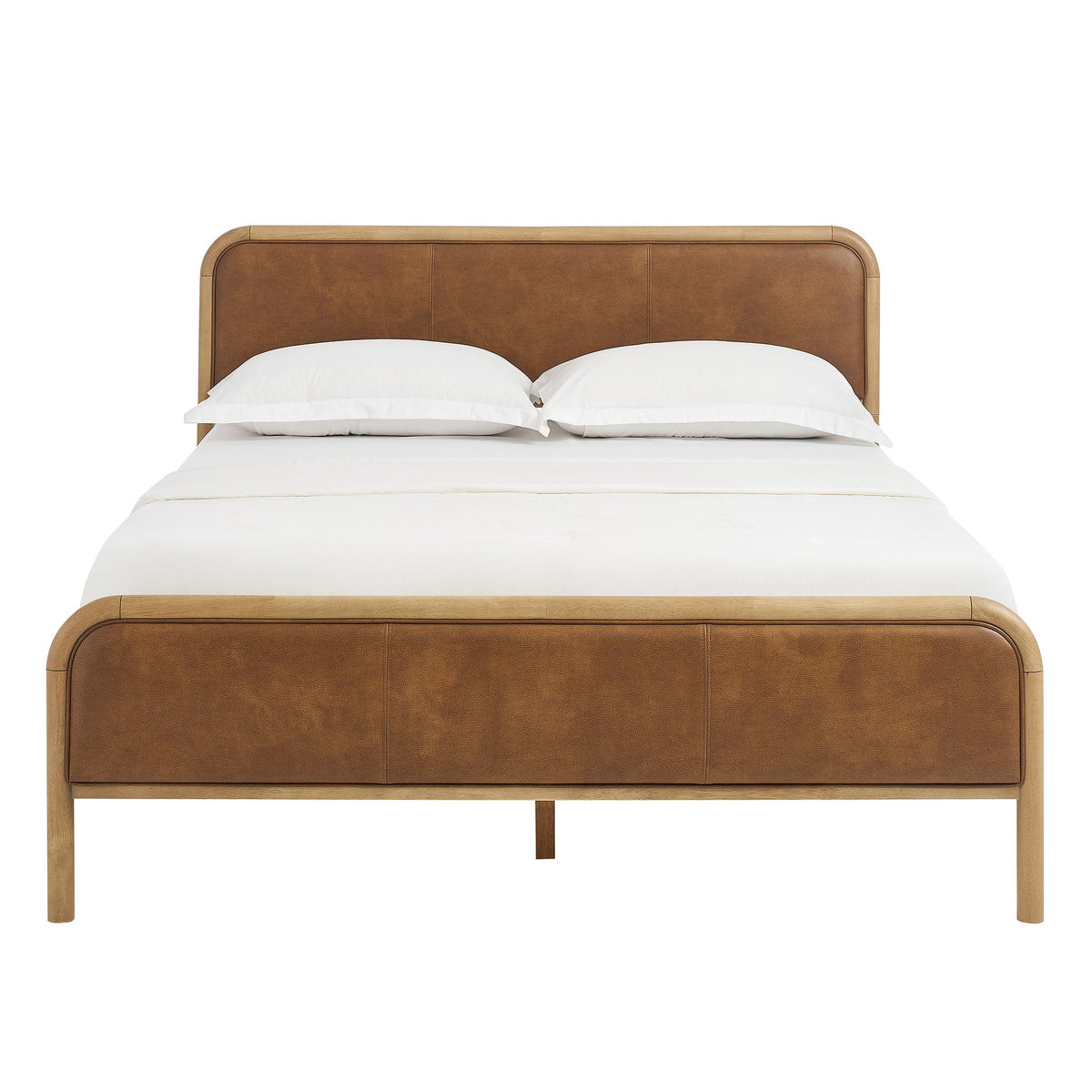 Wexford Vegan Leather Platform Bed